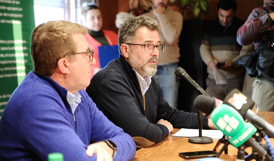 Autoridades del MGAP y Colonización en conferencia de prensa