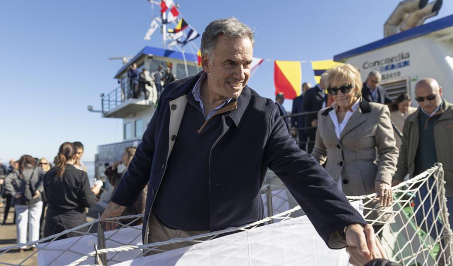 Presidente Yamandú Orsi en Fray Bentos