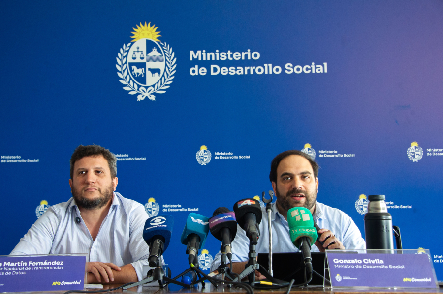 Martín Fernández y Gonzalo Civila