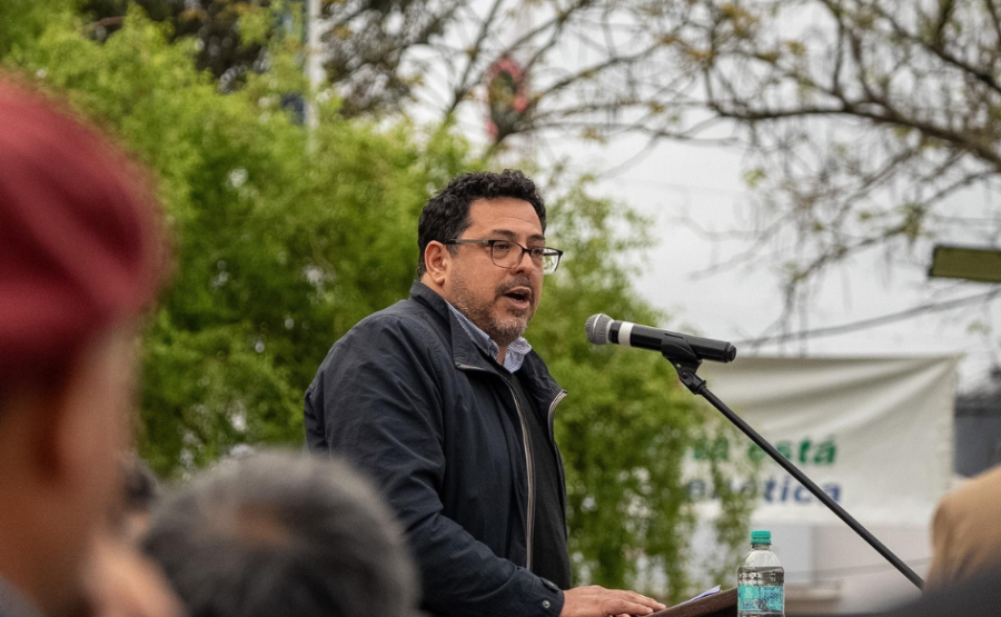 Secretario de Presidencia, Alejandro Sánchez, brinda discurso en el cierre de la Expo San José 2026
