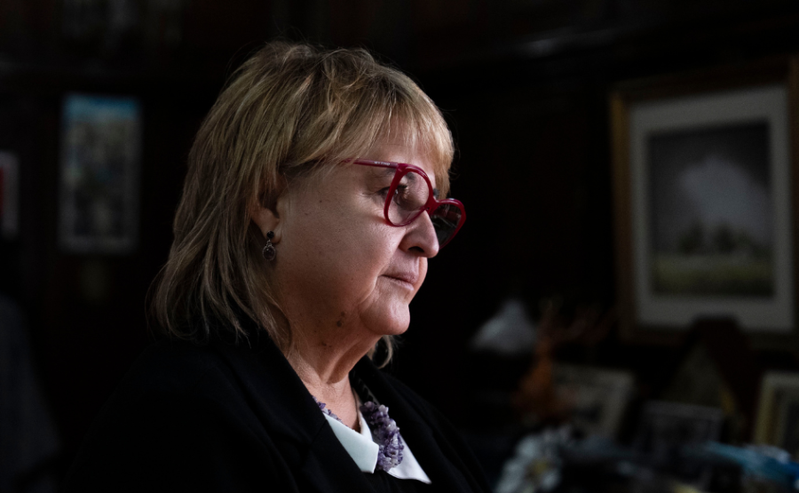 Ministra de Defensa Nacional, Sandra Lazo