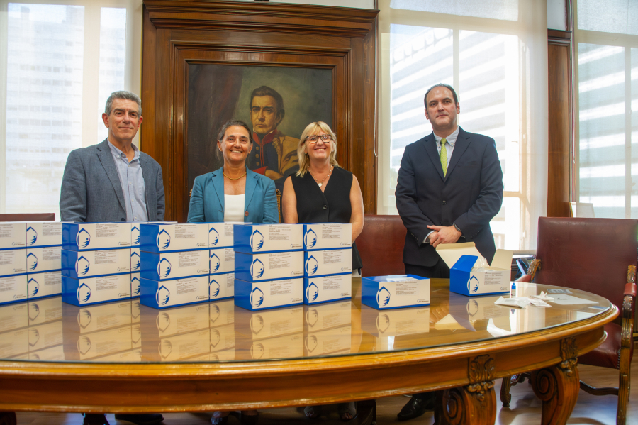 Autoridades del MSP y Brasil