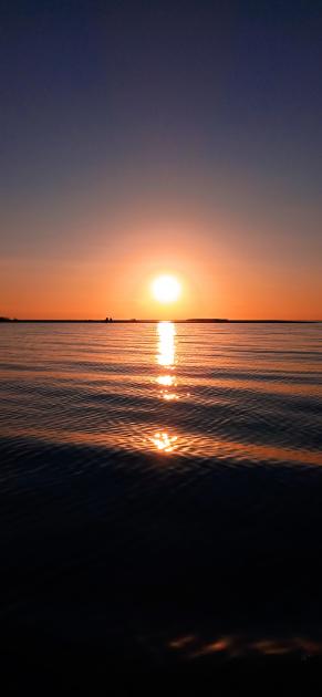 Atardecer desde la Barra de San Juan