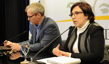 Ministra de Salud Pública, Susana Muñiz y subsecretario Leonel Briozzo Ministra de Salud Pública, Susana Muñiz y subsecretario Leonel Briozzo