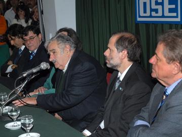Presidente Mujica hablando en el acto Presidente Mujica hablando en el acto
