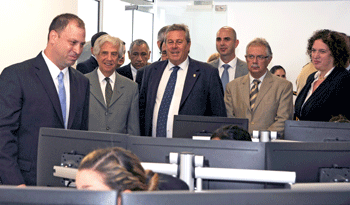 Presidente Tabaré Vázquez en inauguración del Centro de Monitoreo de Videovigilancia de Maldonado Presidente Tabaré Vázquez en inauguración del Centro de Monitoreo de Videovigilancia de Maldonado