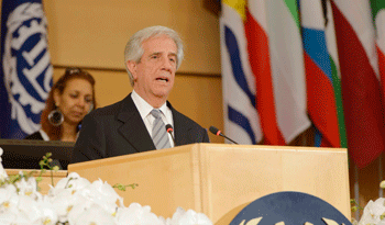 Tabaré Vázquez en apertura de la 106.ª Conferencia Internacional del Trabajo