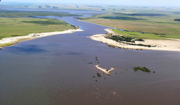 Vista panorámica de la Laguna Merín Vista panorámica de la Laguna Merín