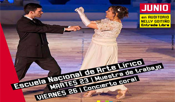 Afiche, Escuela Nacional de Arte Lírico