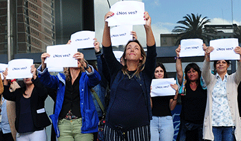 Intervención urbana con motivo del Día Internacional de la Mujer