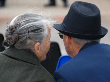 Pareja de adultos mayores Pareja de adultos mayores