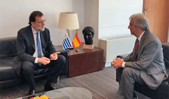 Mariano Rajoy y Tabaré Vázquez Mariano Rajoy y Tabaré Vázquez