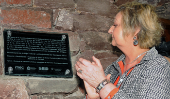 Ministra de Turismo, Liliam Kechichián, en Centro de Interpretación Meseta de Artigas, en Paysandú Ministra de Turismo, Liliam Kechichián, en Centro de Interpretación Meseta de Artigas, en Paysandú