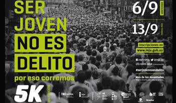 Afiche de promoción de 5k del INJU