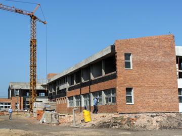 Obra en el liceo de Nuevo Berlín, Río Negro Obra en el liceo de Nuevo Berlín, Río Negro