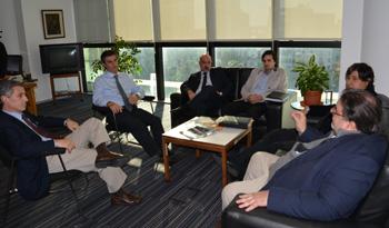 Director de OPP, Álavaro García, con intendente de Tacuarembó, Heber Da Rosa