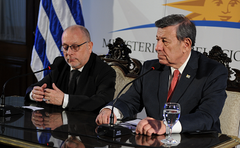 Jorge Faurie y Rodolfo Nin Novoa Jorge Faurie y Rodolfo Nin Novoa