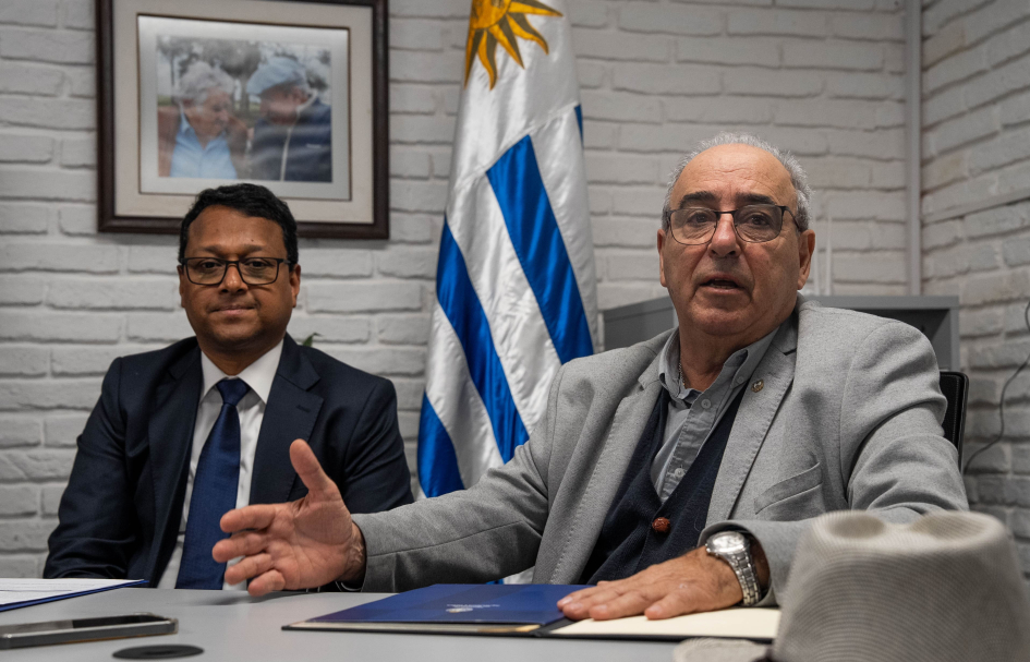 Binoy George y Alfredo Fratti