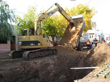 Obras de saneamiento en Paysandú