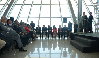Ministra de Turismo y Deporte, Liliam Kechichian, en lanzamiento de Alas Uruguay Ministra de Turismo y Deporte, Liliam Kechichian, en lanzamiento de Alas Uruguay