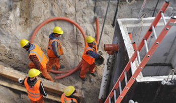 OSE en reparación de cuarta línea de bombeo en Montevideo OSE en reparación de cuarta línea de bombeo en Montevideo