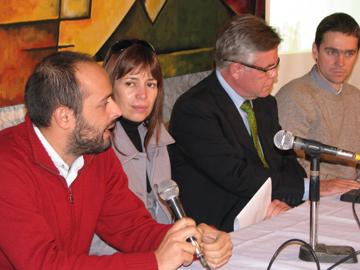 Representantes de INJU, Intendencia de Canelones y Unión Europea