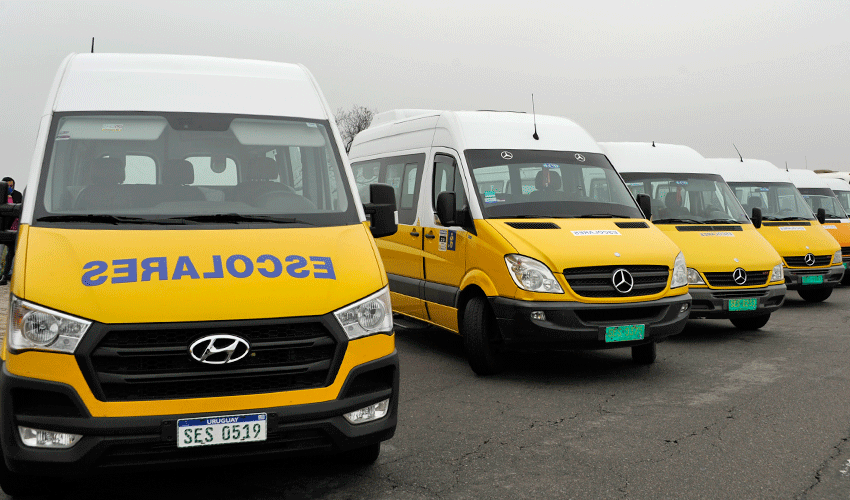 Camionetas de transporte escolar