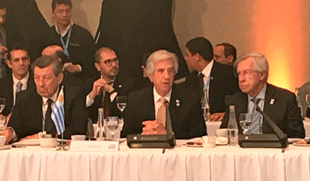 Rodolfo Nin Novoa, Tabaré Vázquez y Danilo Astori en Mendoza Rodolfo Nin Novoa, Tabaré Vázquez y Danilo Astori en Mendoza