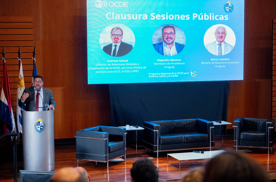 Alejandro Sánchez en el cierre de las sesiones públicas de la 11ª Cumbre Ministerial del Programa Regional para América Latina y El Caribe