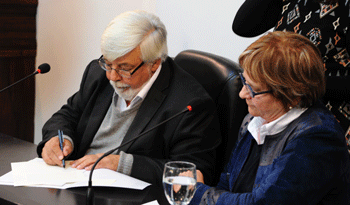 Firma de convenio Firma de convenio