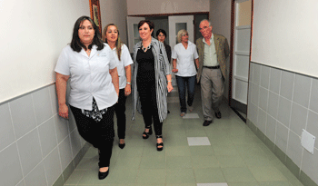 Susana Muñiz en hospital de Dolores Susana Muñiz en hospital de Dolores