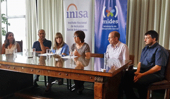 Firma de acuerdo de trabajo entre el Mides y el Inisa Firma de acuerdo de trabajo entre el Mides y el Inisa