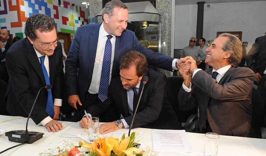 Rodrigo Ferrés, Álvaro Delgado, Germán Cardoso y Remo Monzeglio Rodrigo Ferrés, Álvaro Delgado, Germán Cardoso y Remo Monzeglio
