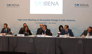 Guillermo Moncecchi en reunión del Irena