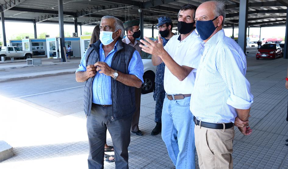 Obras en paso de frontera de Fray Bentos Obras en paso de frontera de Fray Bentos