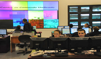 Policías en tareas de videovigilancia Policías en tareas de videovigilancia
