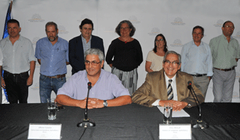 Ministro Enzo Benech encabeza conferencia de prensa Ministro Enzo Benech encabeza conferencia de prensa