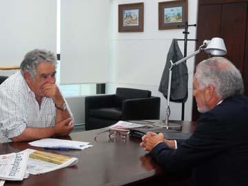 Jorge Fernández y el Presidente José Mujica Jorge Fernández y el Presidente José Mujica