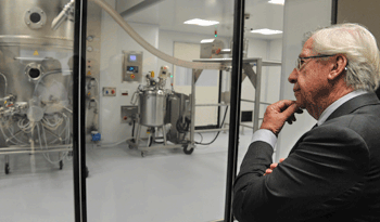 El ministro de Economía y Finanzas, Danilo Astori, en la inauguración de Mega Labs El ministro de Economía y Finanzas, Danilo Astori, en la inauguración de Mega Labs