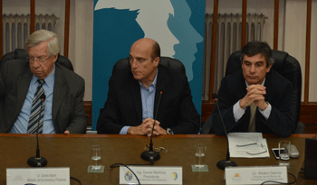 Danilo Astori, Daniel Martinez y Álvaro García Danilo Astori, Daniel Martinez y Álvaro García