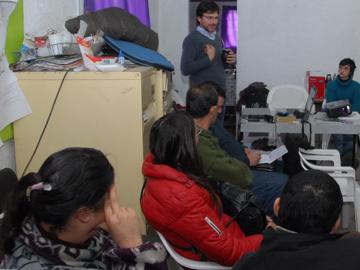 Personas participando en el curso “Desarrollo Técnico Territorial” Personas participando en el curso “Desarrollo Técnico Territorial”