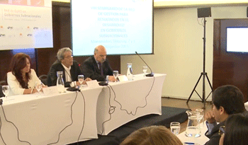 Presentación del “VIII Seminario de la Red de Gestión para resultados en el desarrollo en gobiernos subnacionales”