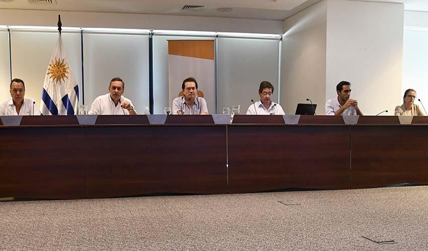 Autoridades nacionales en videoconferencia del sábado 21 de marzo