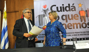 Subsecretario de Ganadería, Enzo Benech, y ministra de Turismo, Liliam Kechichian Subsecretario de Ganadería, Enzo Benech, y ministra de Turismo, Liliam Kechichian