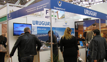 Estand de Uruguay en Feria Internacional de Moscú