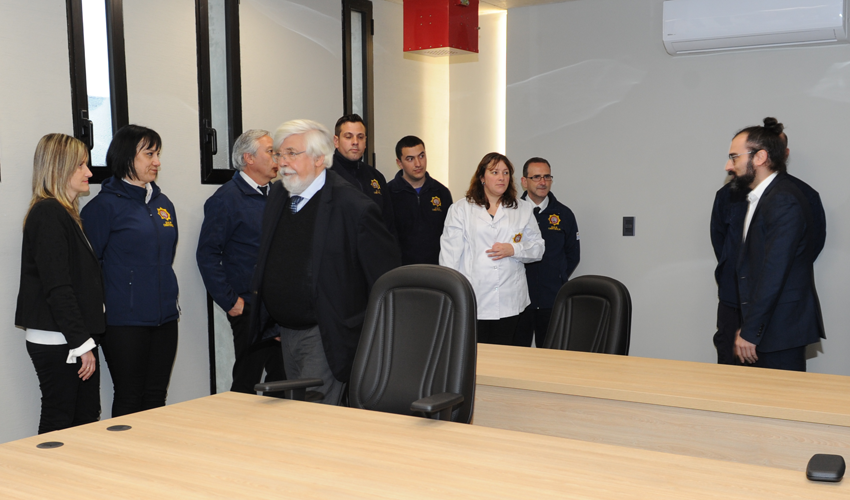 Ministro Eduardo Bonomi en inauguración de sede de Policía Científica Ministro Eduardo Bonomi en inauguración de sede de Policía Científica
