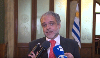 Ministro interino de Relaciones Exteriores, José Luis Cancela Ministro interino de Relaciones Exteriores, José Luis Cancela