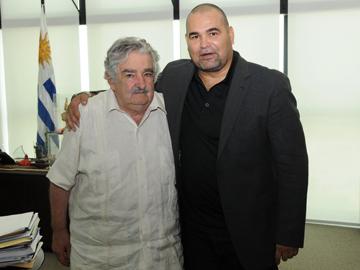 Mujica con Chilavert Mujica con Chilavert