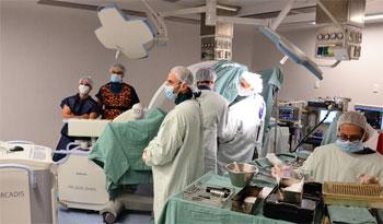 Intervención con nuevo equipamiento de INOT Intervención con nuevo equipamiento de INOT
