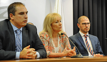 Pablo Ferreri, Carolina Cosse y Juan Andrés Roballo Pablo Ferreri, Carolina Cosse y Juan Andrés Roballo